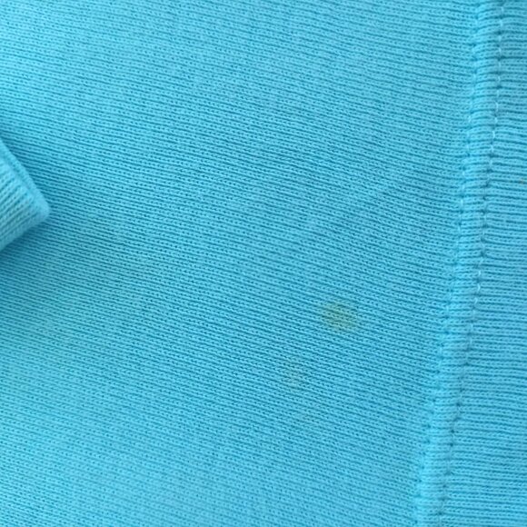 Lauren Ralph Lauren Aqua Blue Women's Top - Long Sleeve Crewneck Tee, Size M - Picture 7 of 8